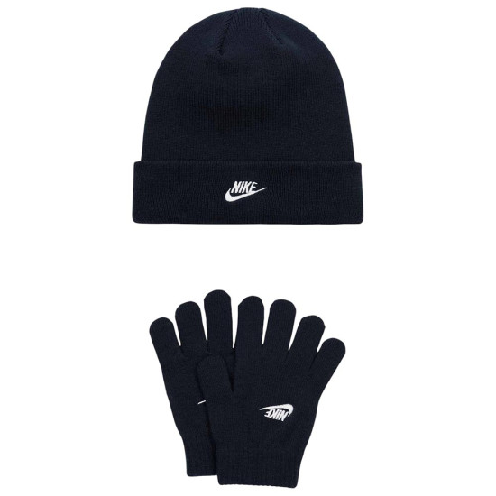 Nike Παιδικό σετ σκουφάκι & γάντια Futura Beanie/Gloves Set Nike Παιδικό σετ σκουφάκι & γάντια Futura Beanie/Gloves Set